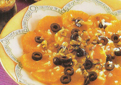 Salada árabe de laranja
