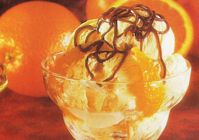 Gelado de laranja
